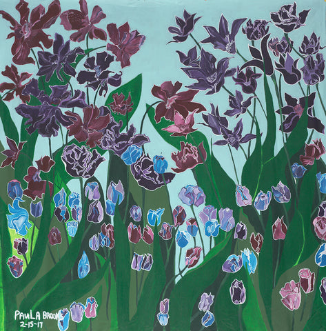 Purple Flowers - ArtLifting