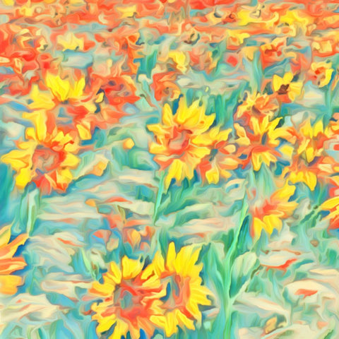 Sunflower Field 1 - ArtLifting