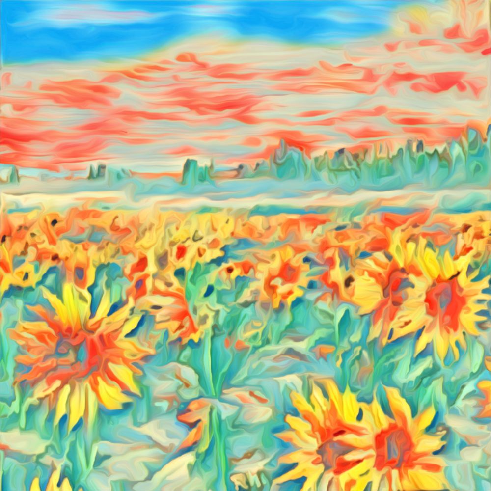 Sunflower Field 2 - ArtLifting