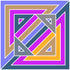 Double Triangle Print Rick Ruark