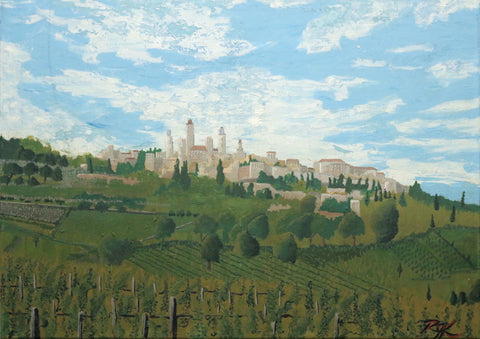 Towers of San Gimignano - ArtLifting