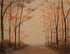 Mist into the Woods Print Ronald Reeves