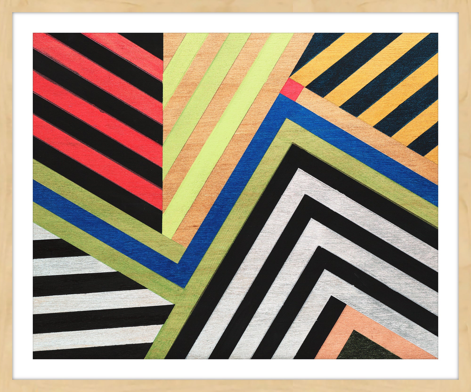 Broken Spectrum Framed Print Rudolph Jean-Louis