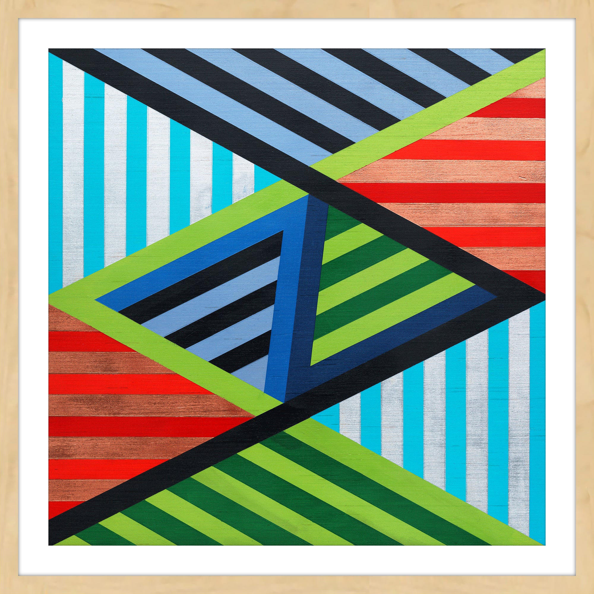 The Triangle of One Framed Print Rudolph Jean-Louis