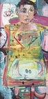 Self Portrait Contained Original Artwork Saundra Fleming