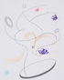 Cosmic Mobile 5 Print Alicia Sterling Beach