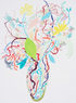 Floral Green Leaf Print Alicia Sterling Beach