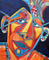 Portrait of a Mask Print Naomi Rosen
