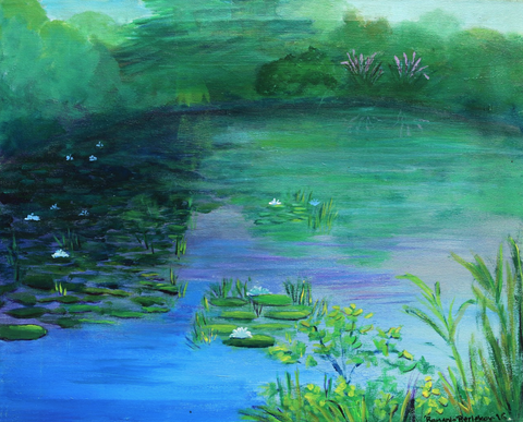 Pine Banks Pond, Malden - ArtLifting