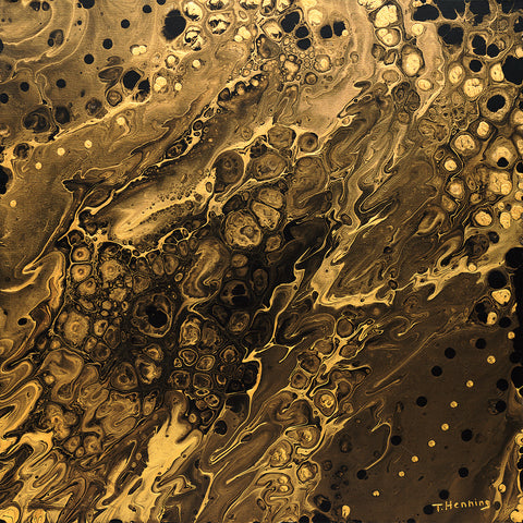 Study in Gold & Black #8 - ArtLifting